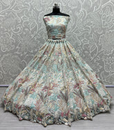 Elegant sequence work party wear lehenga choli